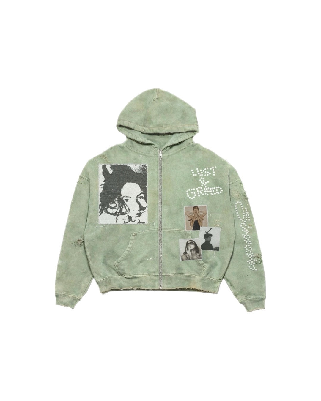 LUST AND GREED ZIP HOODIE